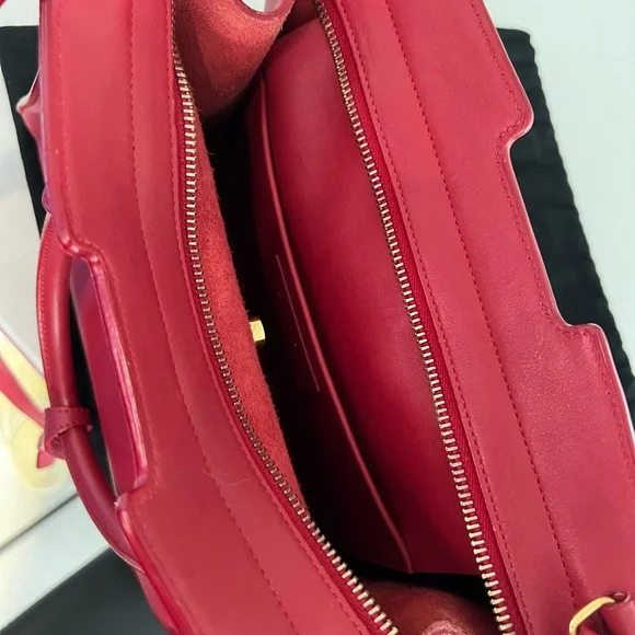 Saint Laurent Monogram Cabas Leather Tote - Picture 8 of 16